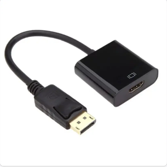 Ranz TV-out Cable RZ_03 DP TO HDMI CONVERTER  (Black, For Computer, 0.8 m)